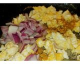 A picture of step 2 of Masala Maggie with Bell Pepper 🫑.