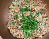 รูปขั้นตอนการทำที่ 6 ของ ข้าวผัดไข่ผักรวม