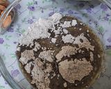 A picture of step 6 of Christmas special eggless plum cake.