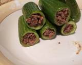 Cucumber with meat recipe step 3 photo