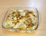 Foto del paso 1 de la receta: Papas con queso y jamón