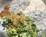 A picture of step 1 of Bajra & Rajgira thepla.
