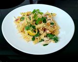 A picture of step 9 of My Bacon, Chicken Cheese & Spinach Pasta with Mayonnaise.