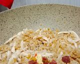 Foto langkah ke 5 dari resep Nasi Goreng Nanas/Pineapple Fried Rice.