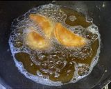 A picture of step 5 of Atayef/ KatayefArabic sweet pancakes.