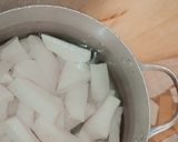 A picture of step 3 of Fried yam.