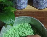Foto langkah ke 2 dari resep Kue Putu Dua Warna dengan Cetakan (Pandan Telang).
