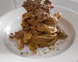 Foto del paso 6 de la receta: Tagliatelle de espinacas con salsa de carne picada y ceps