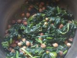 Palong shak ghonto or Spinach mixed vegetable Curry