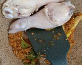 Foto langkah ke 2 dari resep Ayam Tahu Telur Masak Santan Pedas.