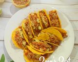 A picture of step 5 of Mexican Tacos with Avocado Salsa.