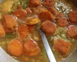 A picture of step 9 of Lentil Fritters in Ridge Gourd Curry.