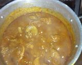 A picture of step 5 of Achi bitterleaf soup.
