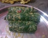 अरबी के पत्तों के पकौड़े (Arbi ke patto ke pakode recipe in Hindi) रेसिपी चरण 3 फोटो