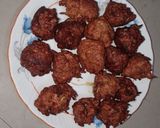 A picture of step 8 of Lauki ke pkode.