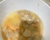 Foto langkah ke 2 dari resep 100. Tofu Egg Soup.