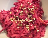 A picture of step 2 of Apple beetroot salad.