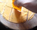 A picture of step 4 of Stuffed Dal Dhokli.