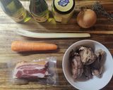 Une image de l'étape 2 de Joues de Porc au Cidre-Miel avec Purée.