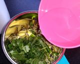A picture of step 2 of Pesarattu Dosa /Sprouts whole moong dosa.