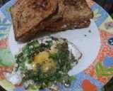 A picture of step 1 of Multigrain & Half Fry Egg.