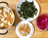 Hình bước làm 3 của món Thịt xốt đậu (lạc răm xốt đậu)