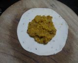 A picture of step 14 of Masoor dal khasta kachori chat.