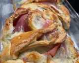 Une image de l'étape 10 de Brioche jambon, mozzarella et basilic 🌿.