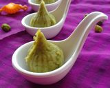 A picture of step 3 of Green Gram Modak.