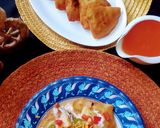 A picture of step 11 of Samosa chat.