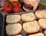 A picture of step 1 of BBQ brisket grilled pimento cheese sandwich.