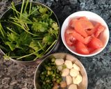 A picture of step 1 of Amla powder chutney.