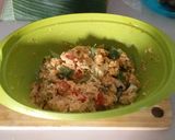 Foto langkah ke 2 dari resep Pepes tahu tempe ikan teri (Rice cooker)#RiceCookerPenyelamatku #karyaanakrantau.