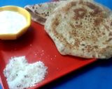 A picture of step 3 of Amulchini paratha and nadia paratha.
