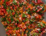 A picture of step 2 of Monaco Biscuit Chaat.