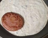 Foto del paso 4 de la receta Wrap de hamburguesa, bacon y queso roquefort