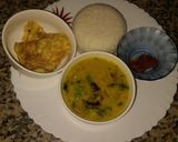 A picture of step 4 of Dal tadka.
