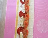 Sajtos-sonkás tekert kalács recept fázis 1 fotója