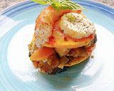 Foto del paso 6 de la receta: Lasaña de calabaza 🎃 con langostinos 🦐 y queso de cabra 🧀🐐