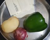 A picture of step 1 of Potato Capsi Cheesy Baby Paratha.