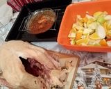 Pas rețetă Friptură de gâscă la cuptor umplută cu fructe 1 fotografie