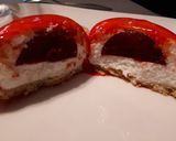 Une image de l'étape 16 de Coeur entremet framboise/coco.