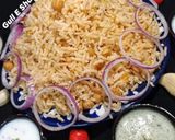 A picture of step 9 of Chana pulao.