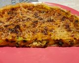 Une image de l'étape 5 de Quiche aux fruits de mer et champignons.
