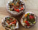Foto del paso 4 de la receta: Champiñones rellenos de sobras