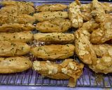 A picture of step 3 of Almond Crispy Roti.