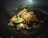 A picture of step 5 of Palak Khichdi.