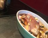 A picture of step 4 of Chicken All in One ☝️.