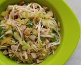 Foto langkah ke 5 dari resep Tumis Kulit jagung muda jamur enoki.