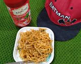 A picture of step 2 of Chinese style chowmein Noddles.